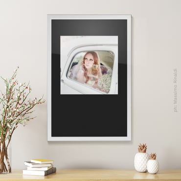 Quadro cornice Pro passepartout nero
