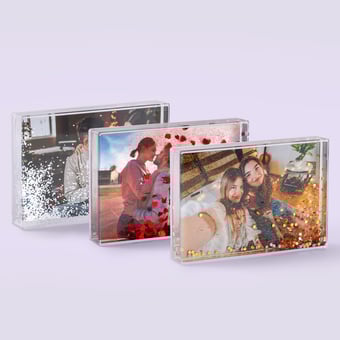 Cornice con acqua Glitter PhotoSì